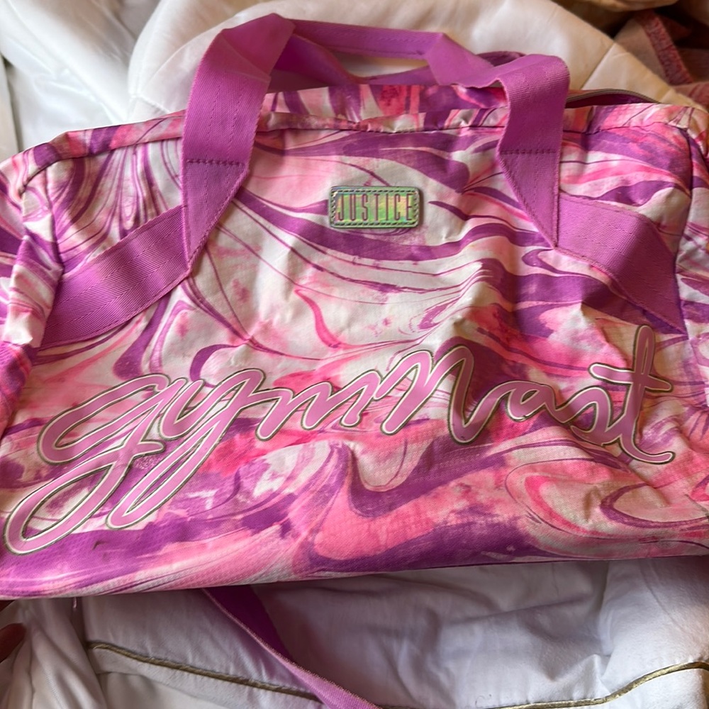 Like new!! Justice gymnast bag